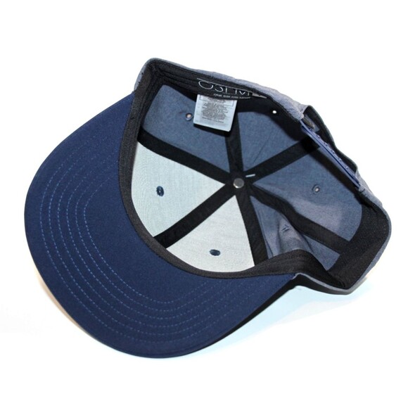 Kubota Adidas Snapback Hat Cap Men OSFM Navy Gray Logo Farm Equipment Outdoor - Picture 7 of 8